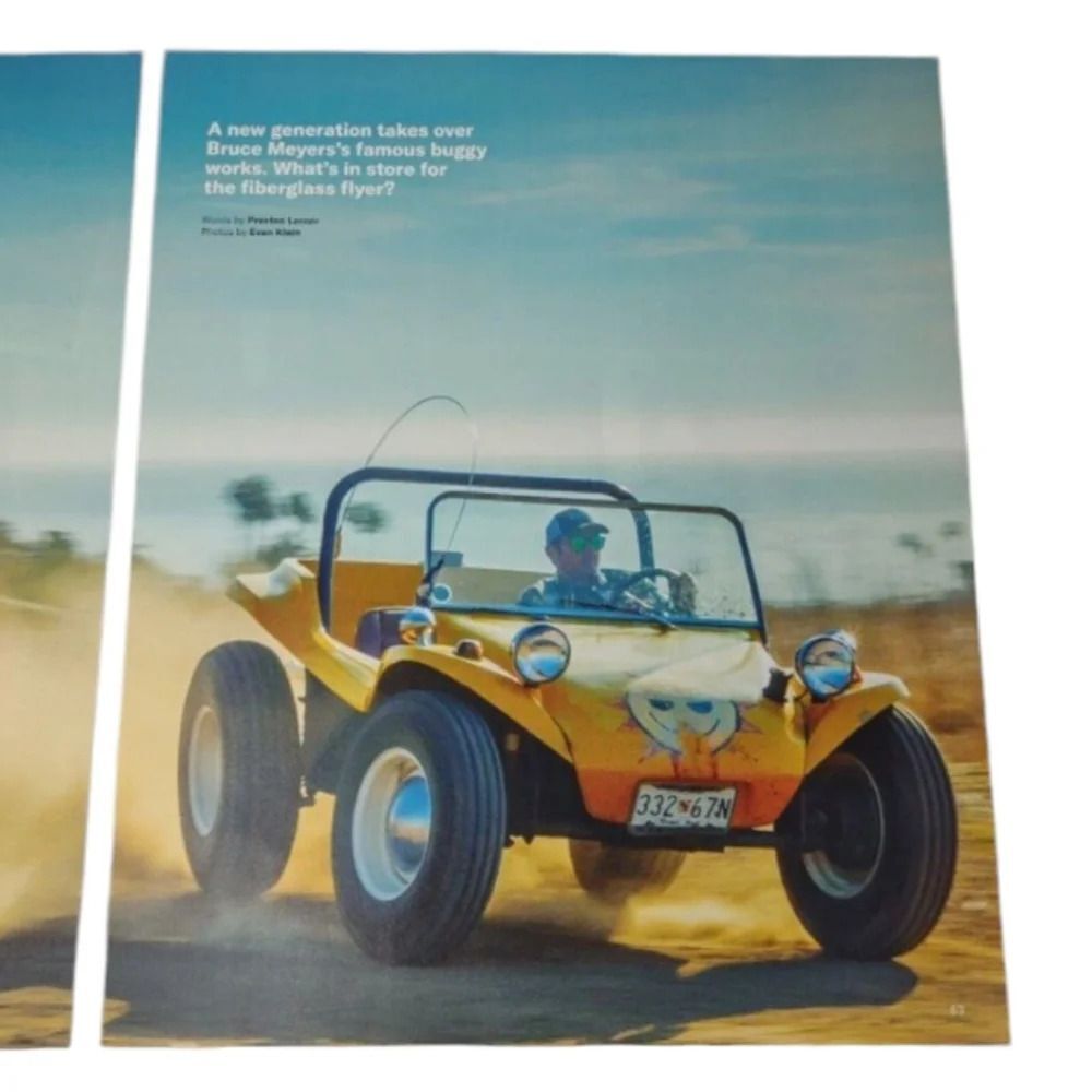 Bruce's Buggy Slides On print ad 4 pages